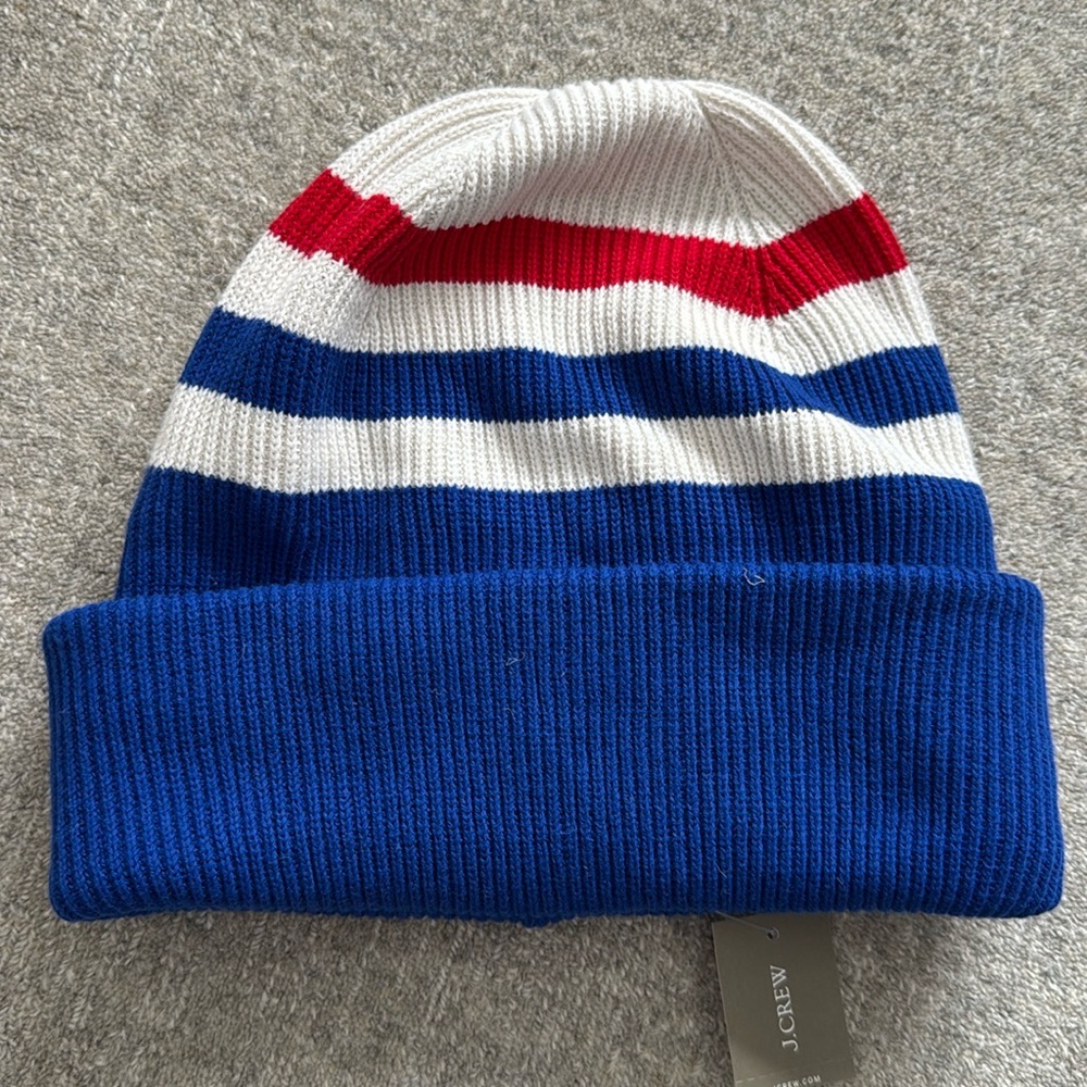 JCrew 95% cotton hat, NWT